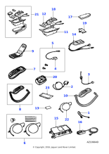 C2S47624 - Jaguar Portable support electronic unit