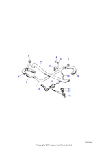 ERC9117 - Land Rover Hose-plenum