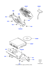LR025084 - Land Rover Navigation Computer - Less Screen