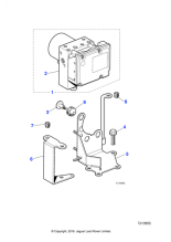 C2N2488 - Jaguar Hydraulic control unit