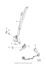 T2H34147 - Jaguar Pre tensioner