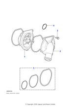 PEM500040 - Land Rover Pump-water.