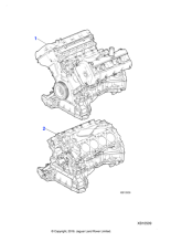 AJ82267 - Jaguar Engine - Short Block