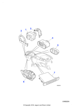 XR810110LGM - Jaguar Fuel flap/trunk release switch