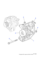 C2P4276 - Jaguar Flanged nut
