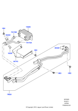 LR020013 - Land Rover Tube - Oil Cooler