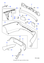 C2D5809 - Jaguar Nut rivet