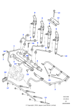 LR039646 - Land Rover Wire - Glow Plug