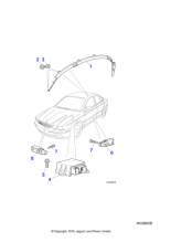 C2S16047 - Jaguar Curtain airbag