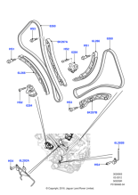 LR024839 - Land Rover Tensioner - Timing Chain