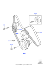 PQS500081 - Land Rover Belt