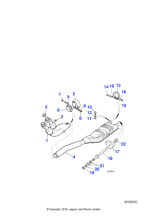 NNA6752DB - Jaguar Under floor catalyst