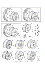 ANR3974 - Land Rover Wheel - Alloy