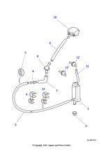 GJA8969AB - Jaguar Tube connector