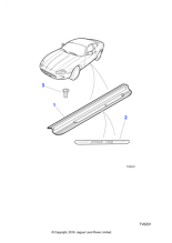 HXD6034BB - Jaguar Treadplate insert