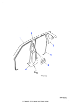 BCC4685AEE - Jaguar B/C-post finisher