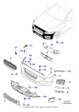 T2H26058 - Jaguar Radiator grille