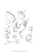 YWX101060L - Land Rover Case-remote plip