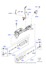 LR059274 - Land Rover Nut - Adjusting