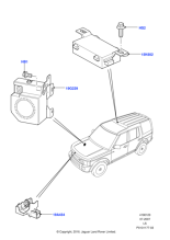 YWY500220 - Land Rover Receiver - Radio Remote Control