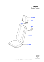 LR035696 - Land Rover Cover - Seat Back