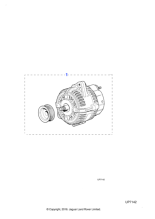 XR86934 - Jaguar Alternator