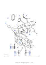 ALR6272 - Land Rover Bulkhead front assembly
