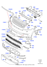 LR138299 - Land Rover Grille - Bumper