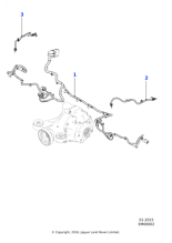 T2H11544 - Jaguar Rear axle harness