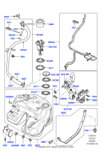 WJH500050 - Land Rover Hose - Filler Pipe