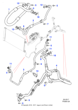 T4A3591 - Jaguar Air conditioning pipe