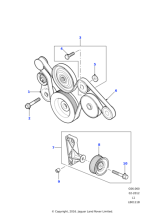 ERR6493 - Land Rover Idler assembly-timing belt