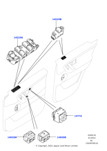 LR109008 - Land Rover Switch