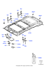 LR018980 - Land Rover Sunvisor