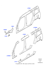 LR130631 - Land Rover Apron - Front Fender