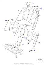 T2H39454QUA - Jaguar Headrest