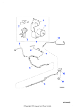 C2S46377 - Jaguar Fuel and brake pipe