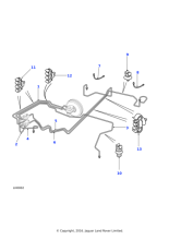 ANR5620 - Land Rover Pipe-brake