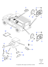 LR009081 - Land Rover Bracket - Housing Mounting