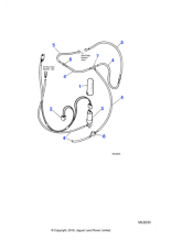 RTC2840 - Jaguar Washer tube