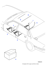 LNC3512AA - Jaguar Seat link lead