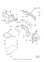 T2R23413 - Jaguar Bonnet insulation