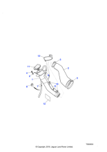 575865 - Land Rover Hose assembly-breather