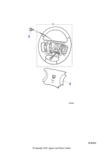 HJB9181CAHFY - Jaguar Steering wheel