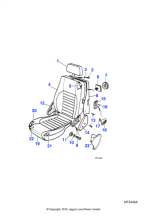 BEC19208LEY - Jaguar Seat cushion