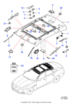 C2D25833 - Jaguar Retaining clip