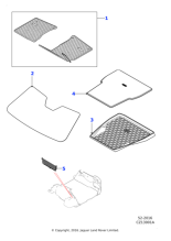 Rubber Mats - RHD, 16MY onwards
