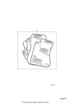 XR812839LGP - Jaguar Carpet set