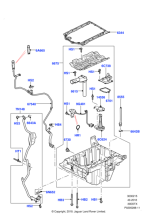 LR013527 - Land Rover Tube - Oil Pump Inlet