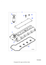 AJ82875 - Jaguar Camshaft cover gasket